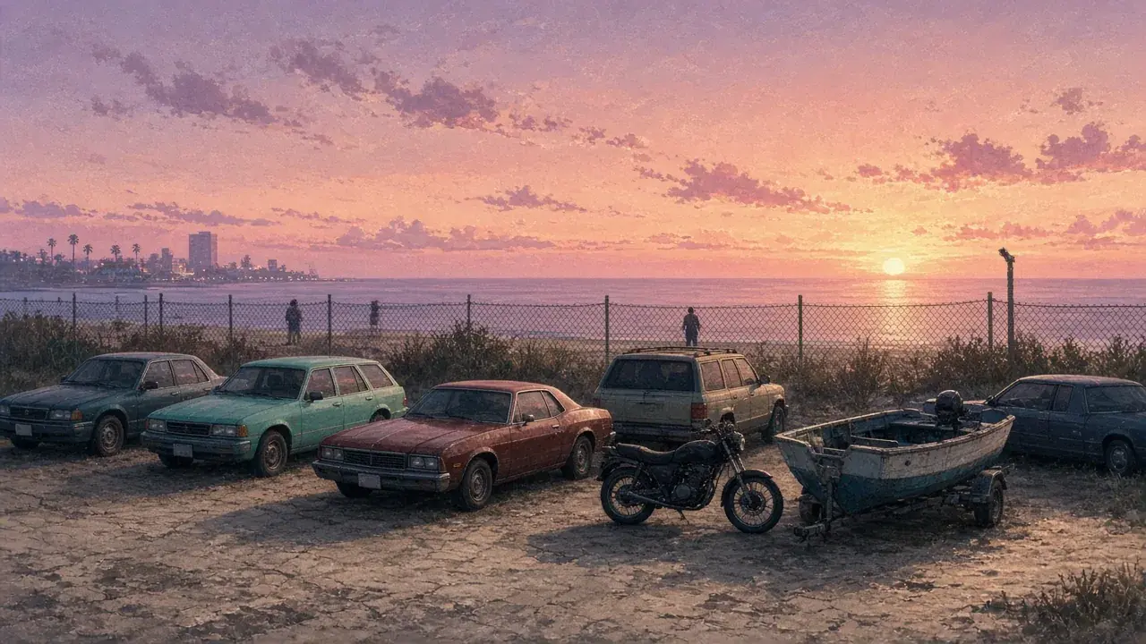 Poster illustration for GTA 6 vehicles — what's in the trailers